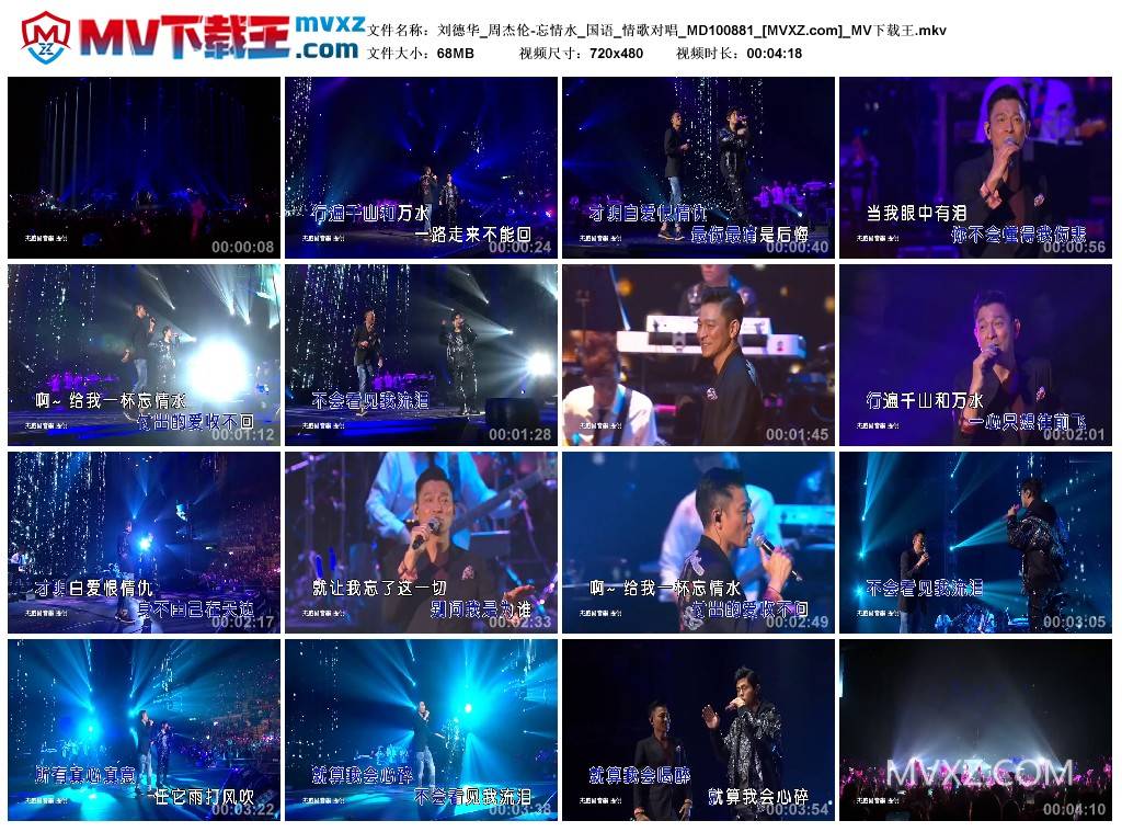 刘德华_周杰伦-忘情水_国语_情歌对唱_MD100881